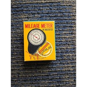Vintage Map Mileage Meter, marked Japan , Needs Plastic Cover Attached